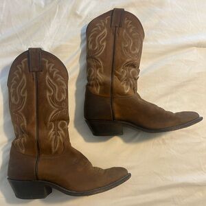 Women’s 8.5 (fit 8) Justin Brown Western cowboy Boots